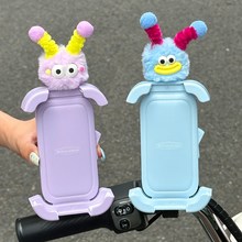 可爱女电动车手机支架2025新款防震防抖摩托三轮车外卖自行车支架