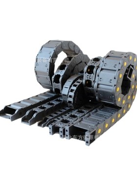 船厂用HL35*100R150工程塑料拖链  静音耐磨塑料拖链GCTL厂家