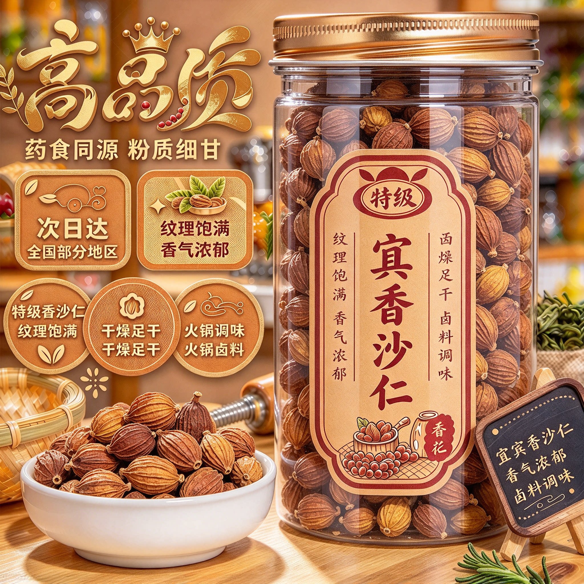 正品砂仁香料中药材新鲜干货