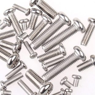 304不锈钢GB818十字槽盘头螺钉PM圆头机丝 头螺丝M1M1.2M1.4 元
