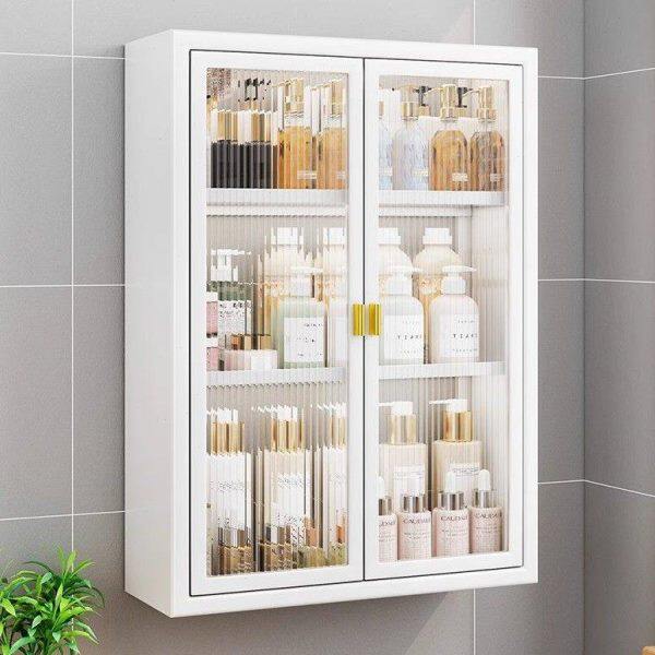 卫生间置物架墙上免打孔壁挂式厕所浴室洗手间洗漱台多功能收纳柜