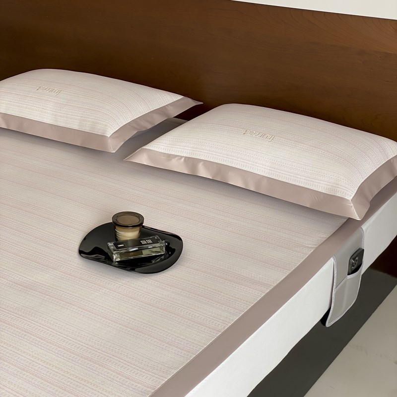 A类婴儿级!真抗菌冰丝凉席夏季可水机洗凉感空调软席子床笠折叠