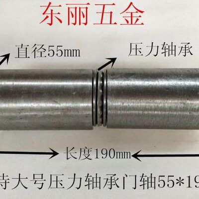 55*190铁门轴 特大号压力轴承铁圆铰链门轴大合页 脱卸焊接加厚加