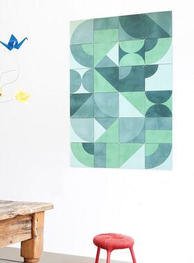 ho+me現貨 荷蘭IXXI Geometric Graphic 雙面 幾何圖案裝飾壁饰
