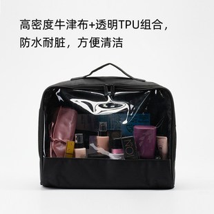 专业化妆师透明跟妆饰品包新娘头饰收纳包化妆工具箱套拉杆大容量