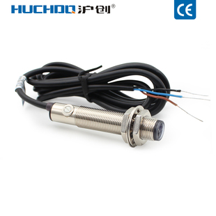 M12漫反射光电开关传感器E3F1 PNP常开常闭24v DS15C4三线直流NPN