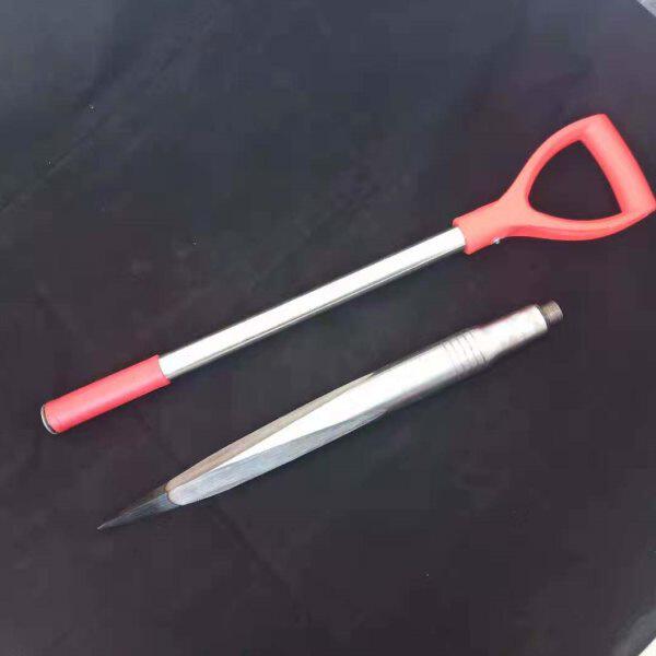 新款钓竿防滑渔具锋利冰镩冰钏冰铲冰钻不锈钢冬钓冰钓用品冰丁器