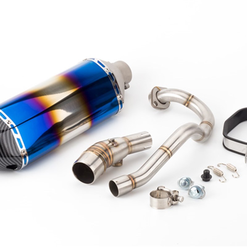 摩托车踏板车消声器FORZA 300排气管 佛沙300改装前段全段排气筒