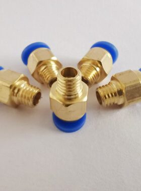 气管气接头x1U25DO公制.x1线525.接m8粗螺纹 X104 牙x114mm6.M6