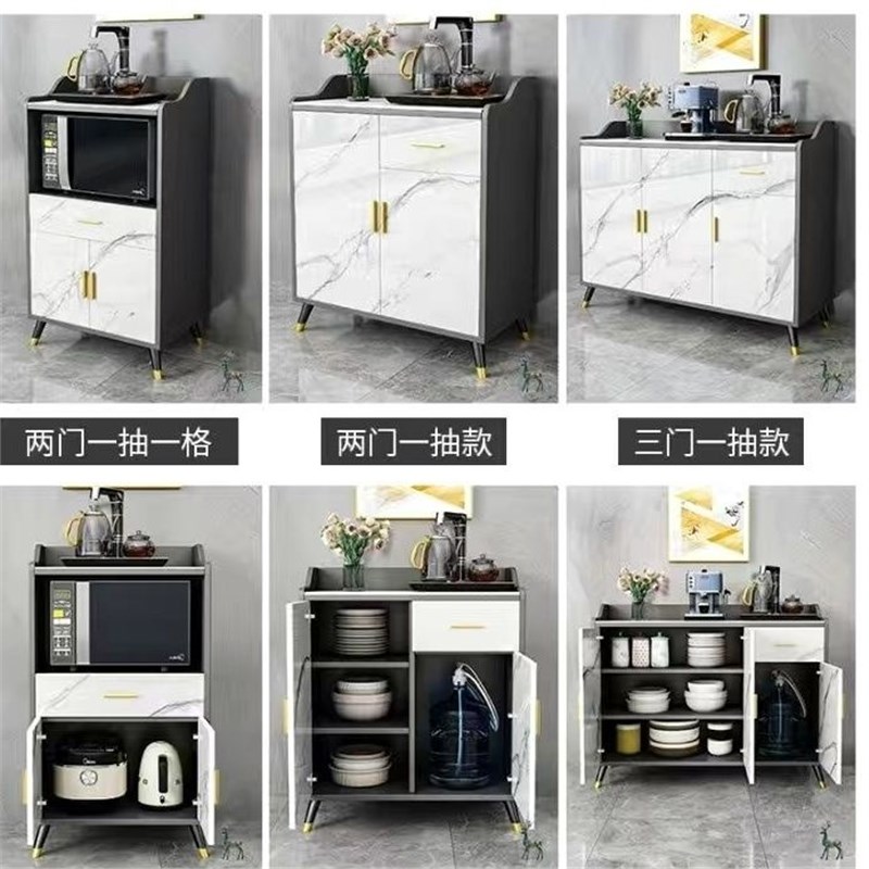 餐边柜茶b水柜靠墙落地客厅厨房微波炉烤箱抽屉收纳柜储物柜小柜