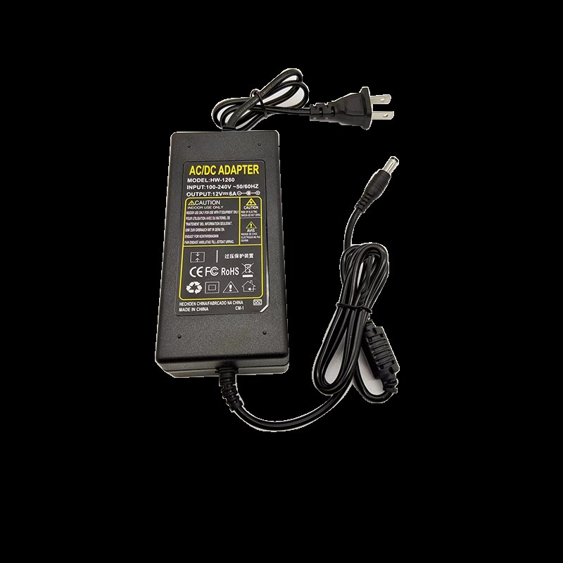 12V6A电源适配器显示屏监控电源3A4A5A7A灯条LED液晶电视