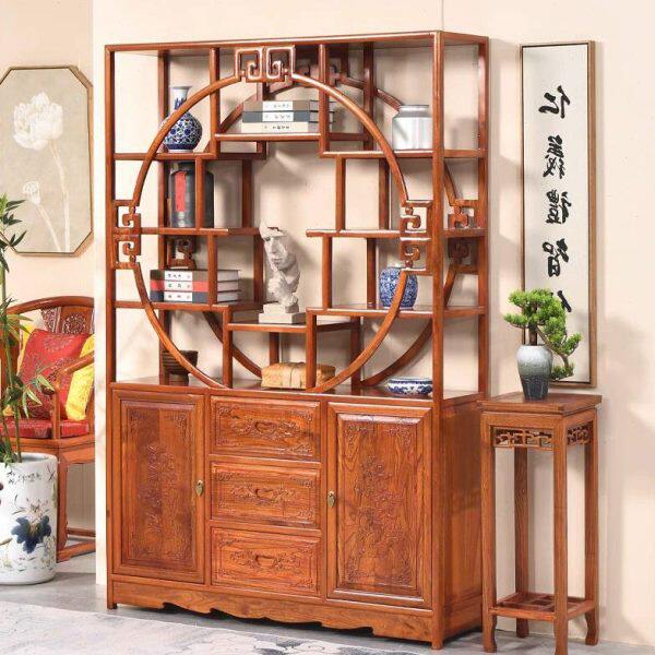 实木博古架新中式多宝阁茶叶架展示柜桌面茶室客厅茶柜置物架子