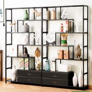 博古架摆件柜收纳柜茶叶茶叶架茶室柜茶台茶展示柜边置物架茶具