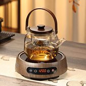 小型家用煮茶炉新款 静音泡茶网红铁壶玻璃壶小电磁炉电陶炉煮茶器