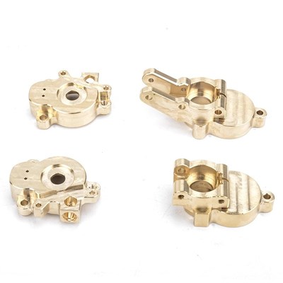 易控YK410f6 4107 攀爬车1/10 升级件C座 黄铜转向杯 后轴座配重