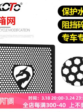 RT网 TS改装R赛250散热器 铝合金防护适用 科龙水箱防虫网罩2保护