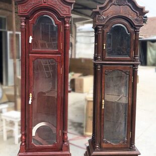 新中式机械欧式座钟配件刺猬落地钟钟表客厅钟表实木挂钟紫檀壳壳