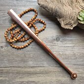 重 斯文紫扇扇子扇铜珍藏特制紫兵器 头铜量骨 和尚王 紫扇铜级