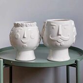 陶盆 饰 孔挂陶瓷 插花后国王与皇无陶瓷杯釉装