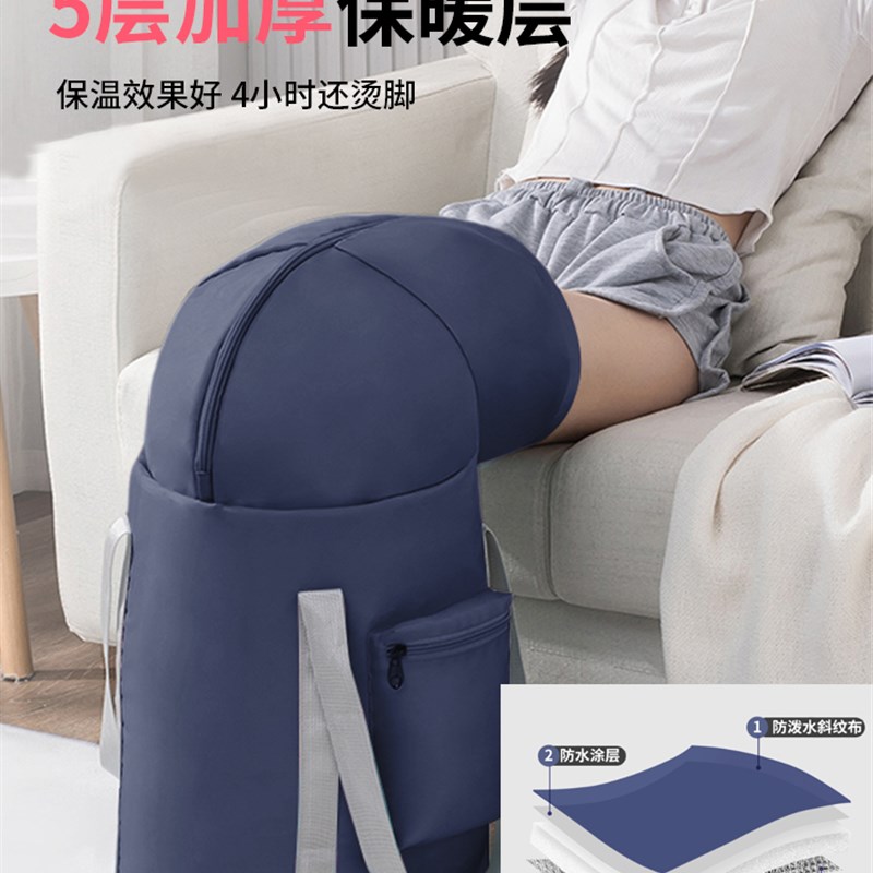 可折叠泡脚桶过小腿便携式家用熏蒸过膝洗脚盆2022V新款保温足浴