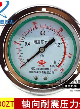 Z向0耐震压力表压力表1 边Y 耐震带 N1式轴.0 面板6压力表TMpa