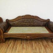 罗汉床实木床电热沙发安装 客厅沙发包加热物加热提货流玉石