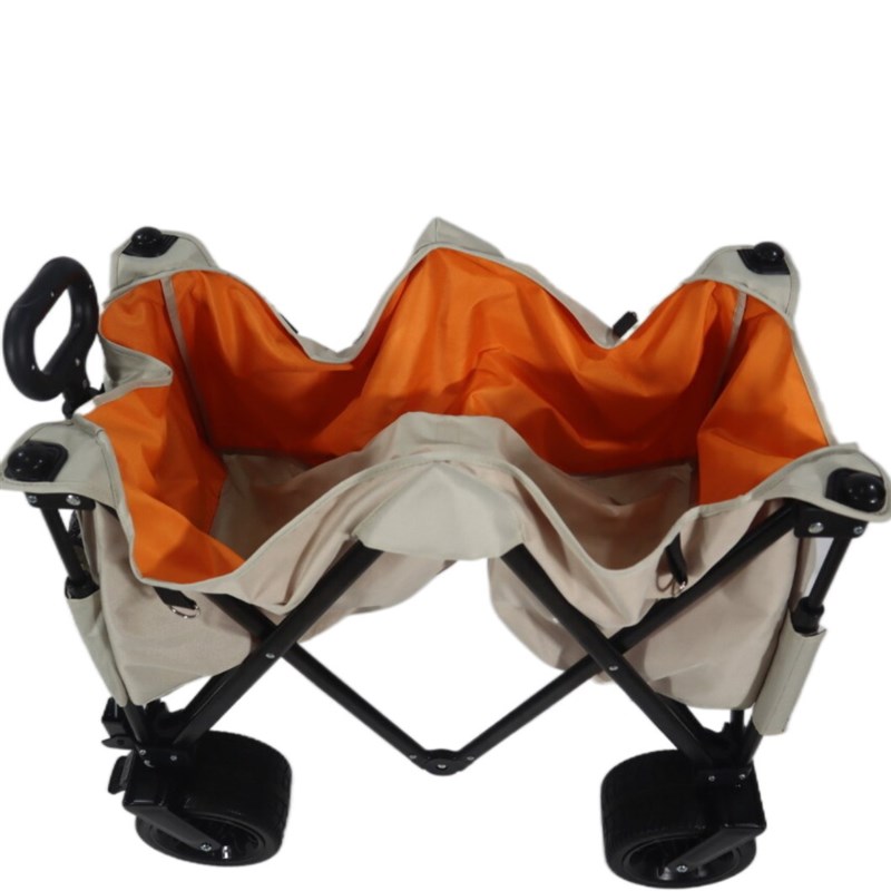 户外野营车聚拢手拉杆营地u车露营车小推车野餐车野营手拉杆车拖