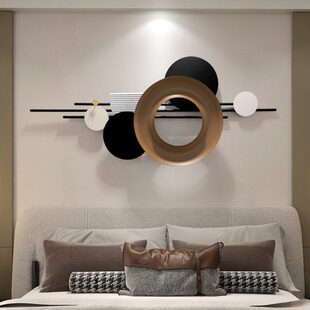 挂件墙上铁艺壁饰立体墙饰挂饰高级壁挂墙面头背景墙装饰卧室床感