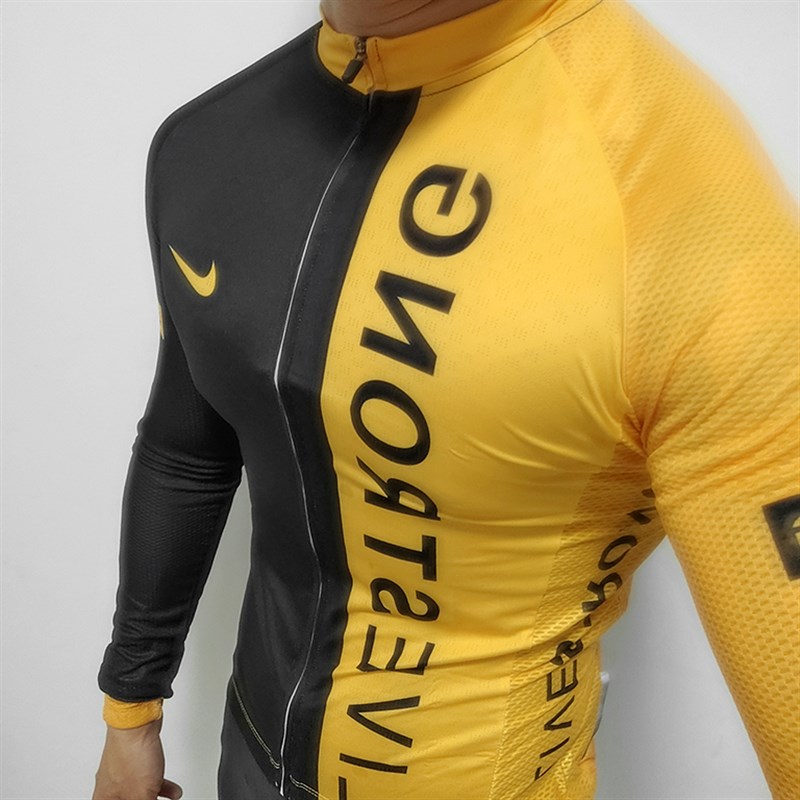 环法经典男款夏季短袖短裤骑行服套装速干排汗大网眼弹力面料