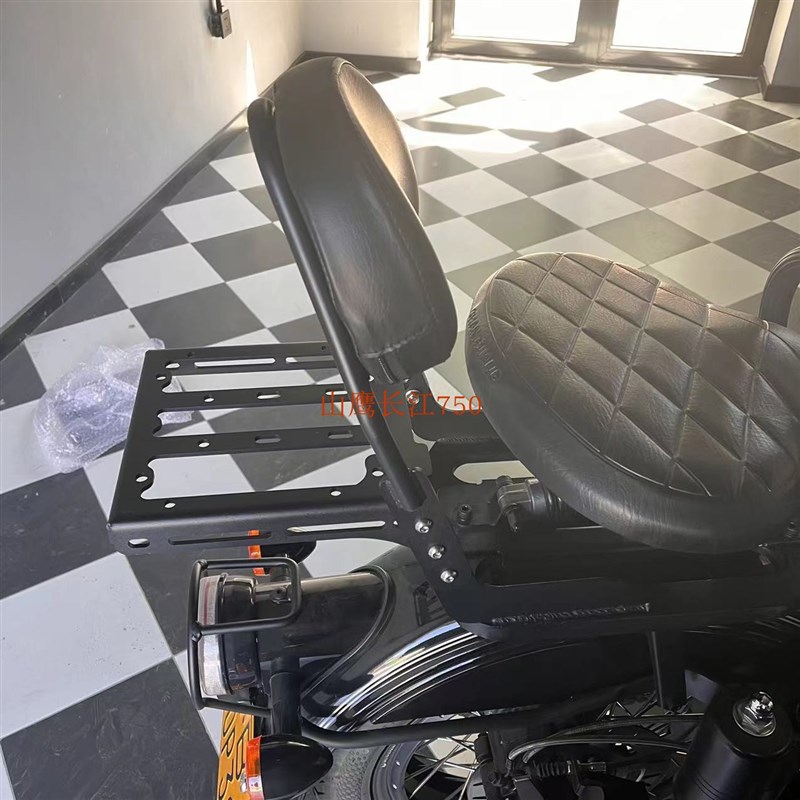 长江650B CJ700B-A边三轮摩托车后座靠背 新长江750侉子后座货架