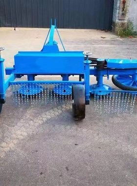 果园用避让式割草机果林茶树除草打草四轮拖拉机带多盘树空避障式