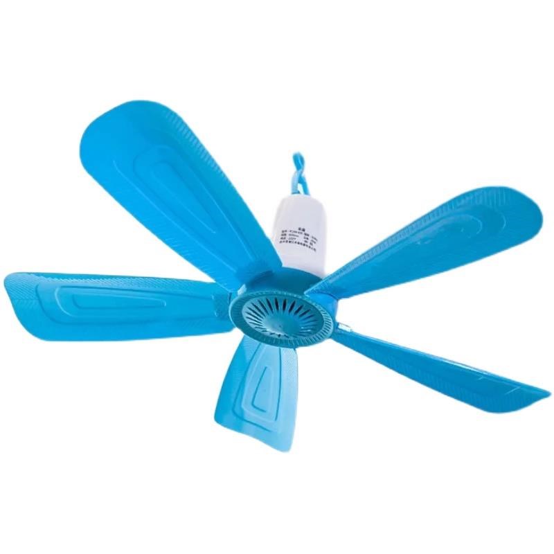 小吊扇学生宿舍蚊帐静音床上迷你五叶家用卧室小型风扇大风力挂扇