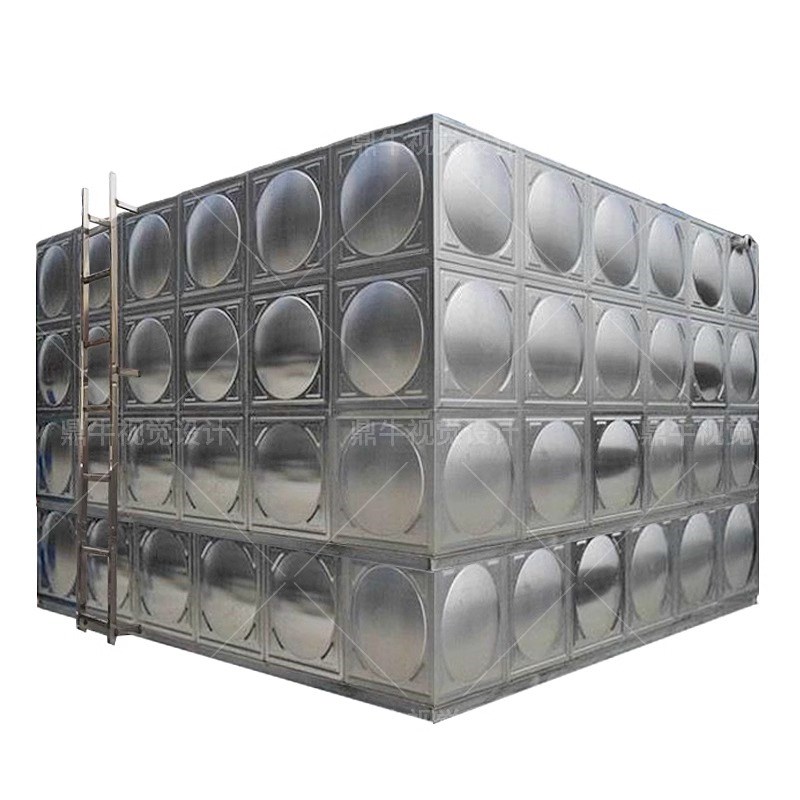304不锈钢水箱定制长方形加厚保温水塔生活消防组合式蓄水罐定金
