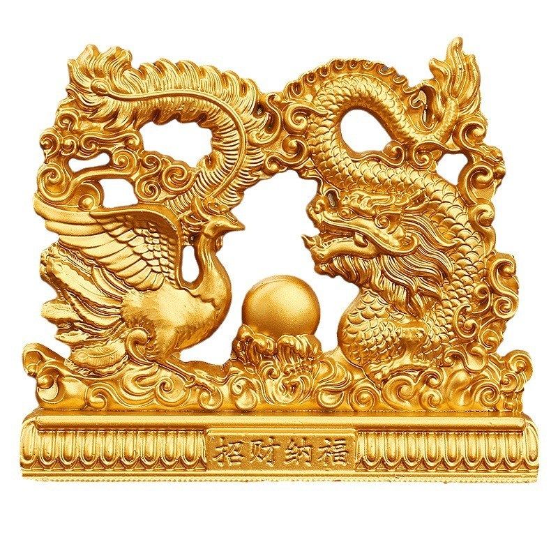 龙凤呈祥合金摆件家居办公室创意桌面装饰工艺品桌面摆件乔迁礼品,特色手工艺,其他特色工艺品,淘宝优惠券,粉丝福利购,淘宝优惠卷