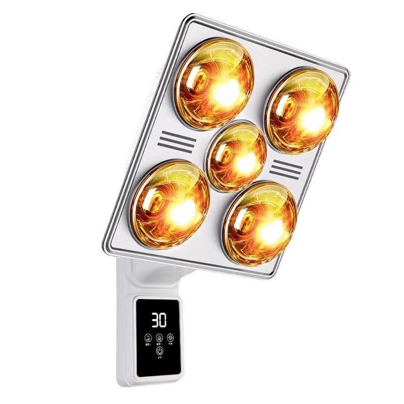 殴普全屋顶灯暖卫生间壁挂式取暖灯泡照明浴霸浴室挂壁式免打孔