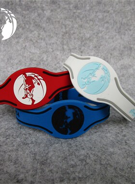 篮球街球DEUCE教授运动手环 表带款硅胶人像款腕带球迷饰品高档款