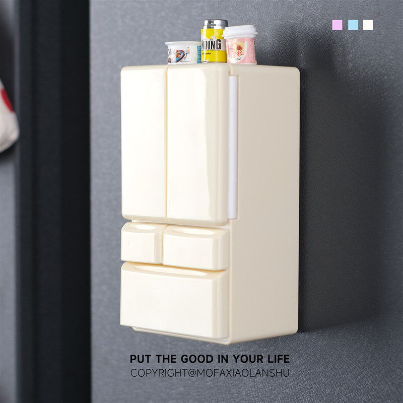 冰箱贴磁贴2025年新款创意冰箱模型装饰3D立体微缩有趣的法式冰箱