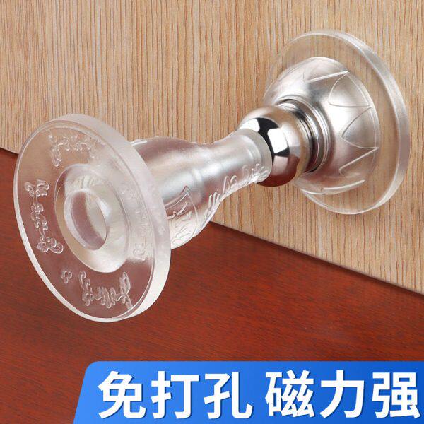 门档器硅胶门吸免打孔新款大门防撞神器门后家用顶门抵门门塞门阻