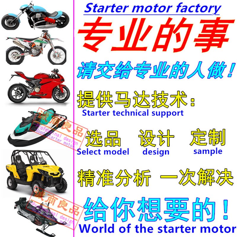 适用贝纳利黄龙BJ600 BN300金鹏502幼狮500 赛550起动机马达碳刷