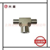 4NPT内螺纹 2焊接 2焊接管 316L不锈钢焊接转内丝三通接头