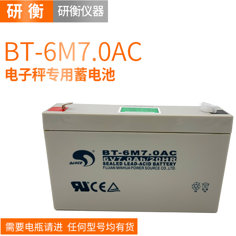 电子秤吊秤电瓶蓄电池充电BT-6V4.5AH 5.0 12V4.5 12V1.3 7.0AH