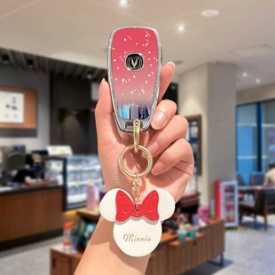 长安cs75plus钥匙套uinv糯玉米cs55逸动cs35欧尚z6女unit汽车壳扣