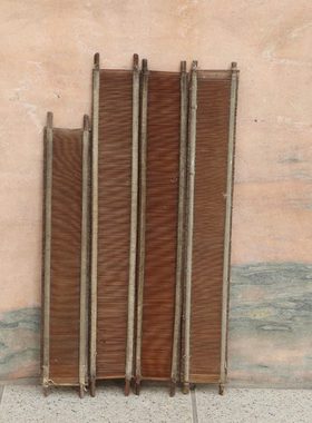 民俗老物件竹篦子老式织布机配件竹篦子复古怀旧收藏品制茶台茶具