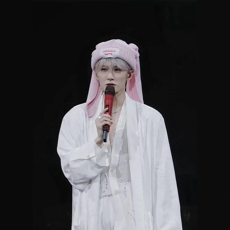 现货Loverboy兔耳朵帽子檀健次同款立I体针织猪咪毛线帽猫耳朵帽