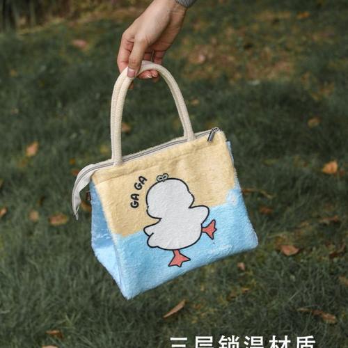 保温袋上班族手拎饭袋子午餐包学生党带午餐兜便当包收纳包饭盒袋