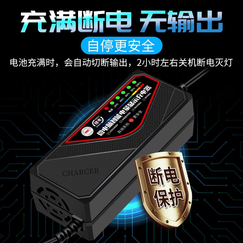 锂电池充电器48V12AH电瓶车2A适用艾玛54.6V3A爱玛电动车5A伏