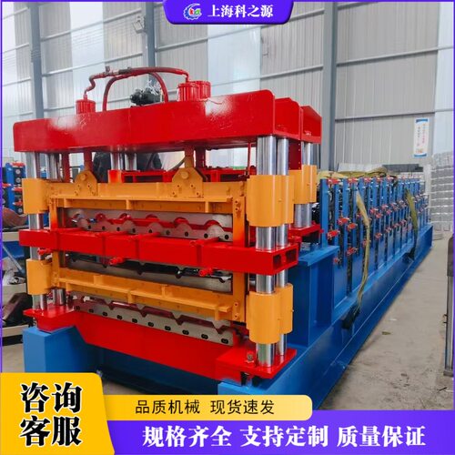 不锈钢板压瓦机 roof panel rolling forming machine彩钢瓦机