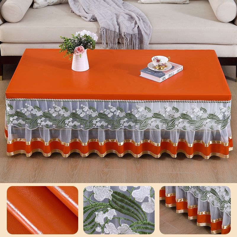 免洗茶几罩套客厅全包长方形防y尘茶几桌垫防水防油电视柜餐桌台