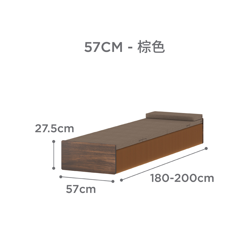 折学家午休折叠床单人多功能伸缩隐形风琴纸床办公W室小户型隐藏