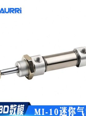 不锈钢迷你气缸MI/CD85N10*25/50/75/100/125/150/175/200-SCA